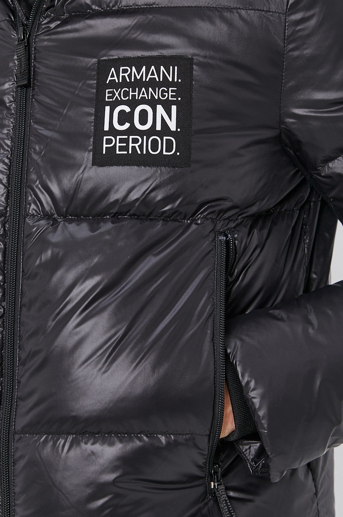 Péřová bunda Armani Exchange 8NZBP2.ZNYNZ.NOS černá