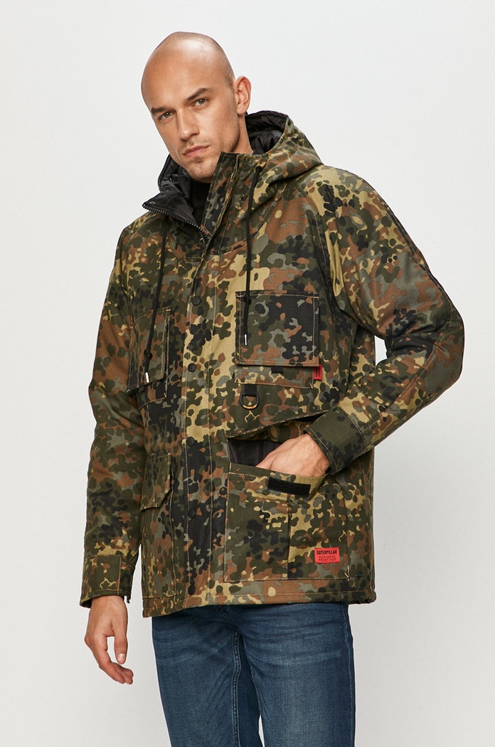 Parka CAT Footwear přechodné hnědá 2310593
