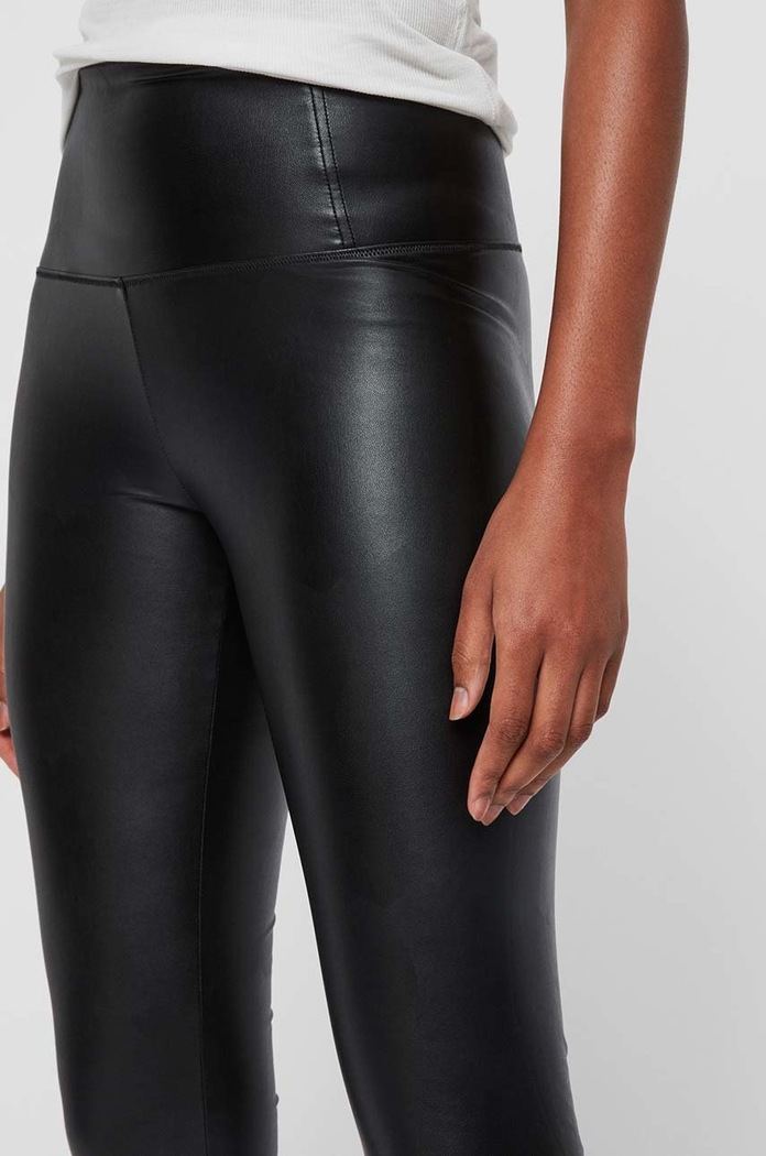 AllSaints - Legginsy CORA LEGGINGS WL166P czarny AA00