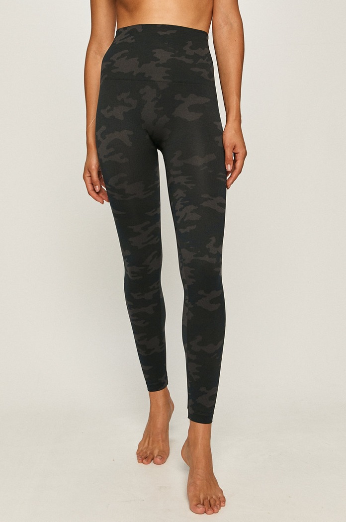 Spanx - Legginsy wzorzyste zielony FL3515
