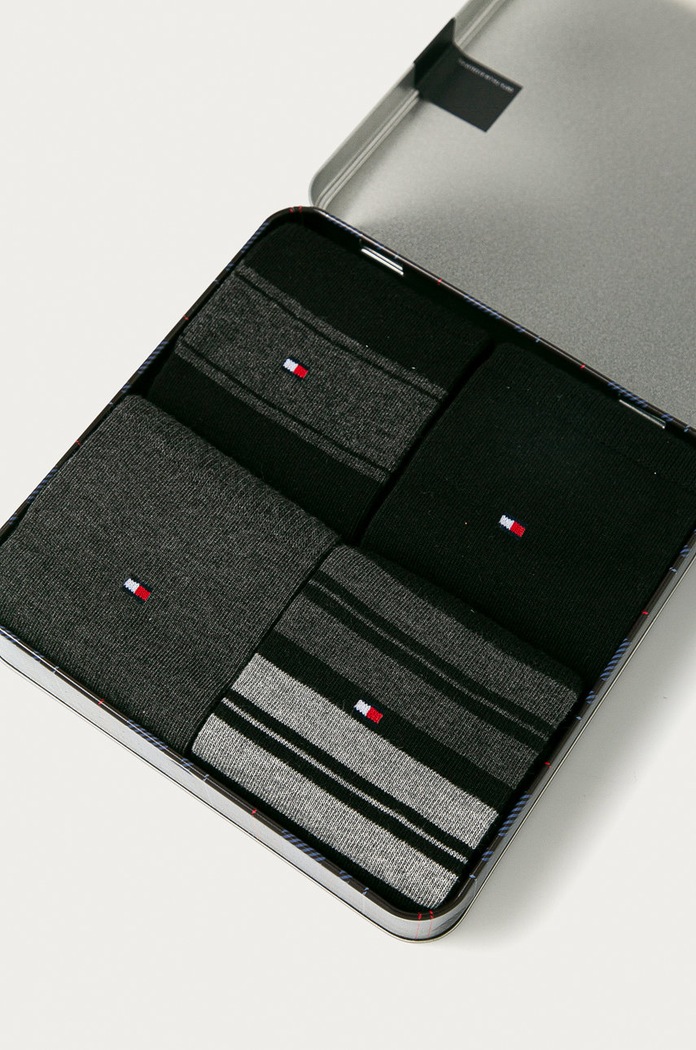 Tommy Hilfiger - Skarpetki (4-pack) 100000845 100000845 czarny AA00