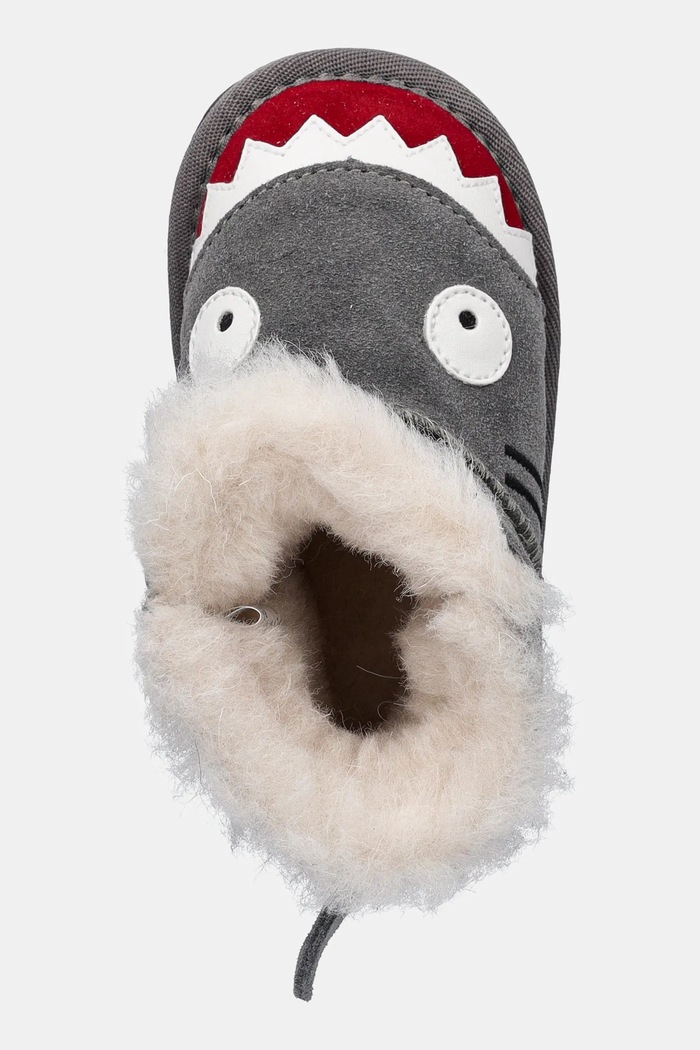 Emu Australia - Śniegowce dziecięce Shark Walker szary B12344.PUTTY