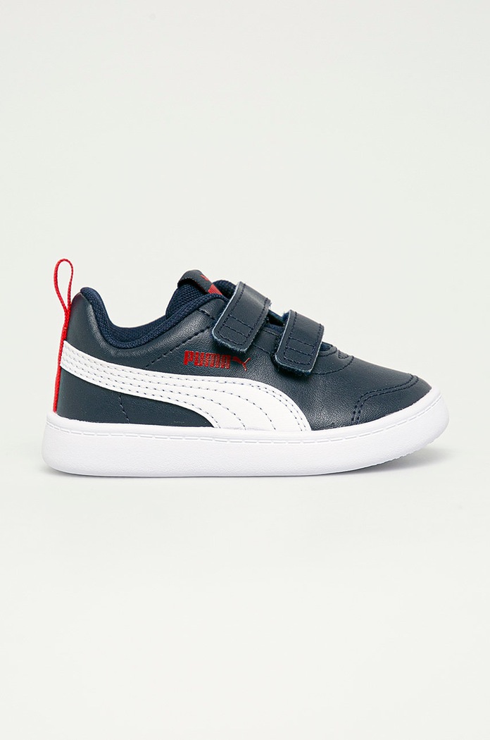 Puma - Detské topánky Courtflex v2 V Inf 371544 tmavomodrá 371544