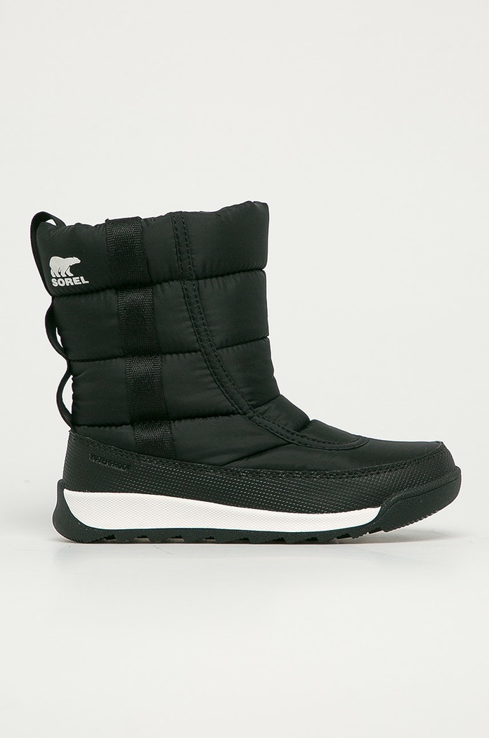Sorel - Παιδικές μπότες χιονιού Youth Whitney II Puffy Mid συνθετικό μαύρο 1916581