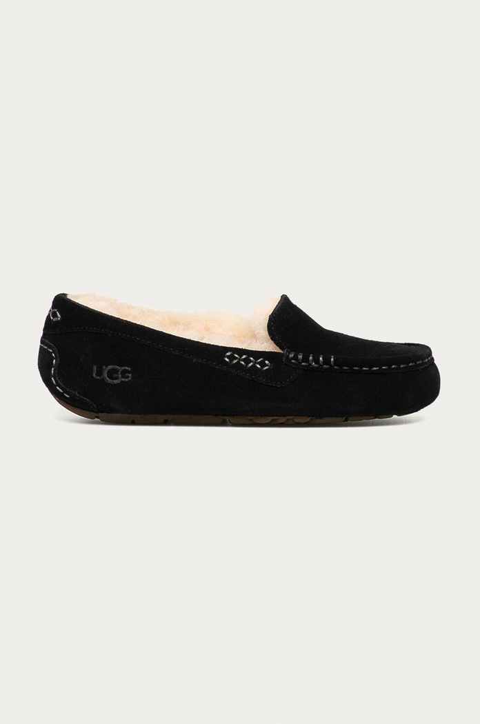 UGG - Кожени чехли Ansley черен 1106878.BLK