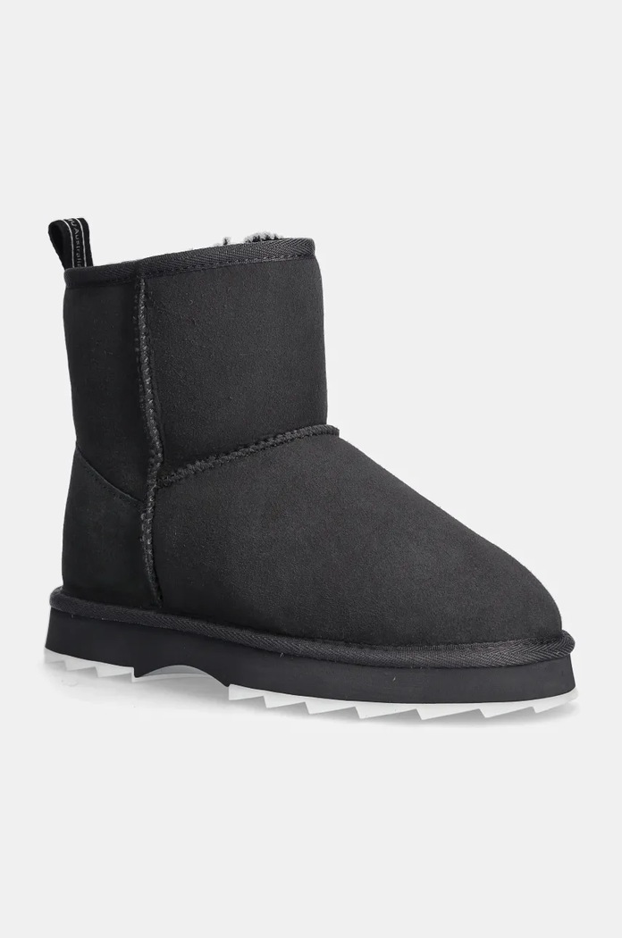 Emu Australia - Semišové snehule Sharky Mini zateplené sivá W12434.DRK.GREY.T