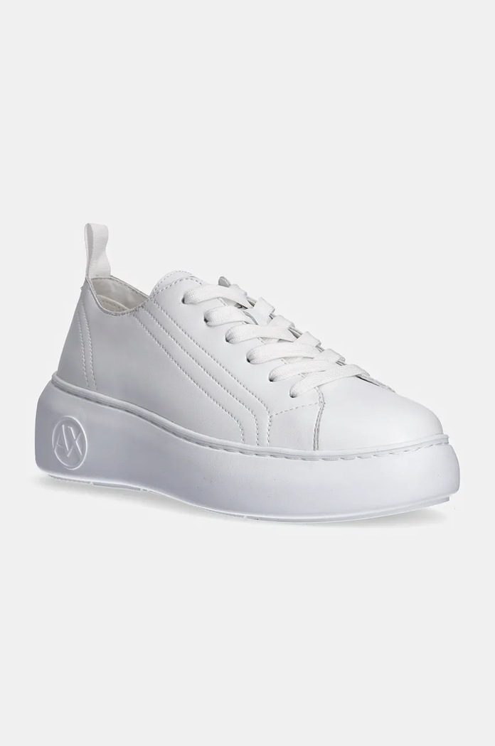 Armani Exchange – Buty imitacja skóry licowej biały XDX043.XCC64