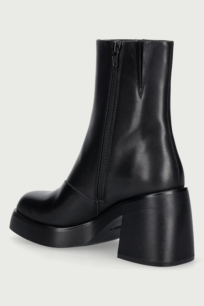 Παπούτσια Vagabond Shoemakers Μποτάκια block heel γυναικεία δερμάτινα 5044.201.20 μαύρο