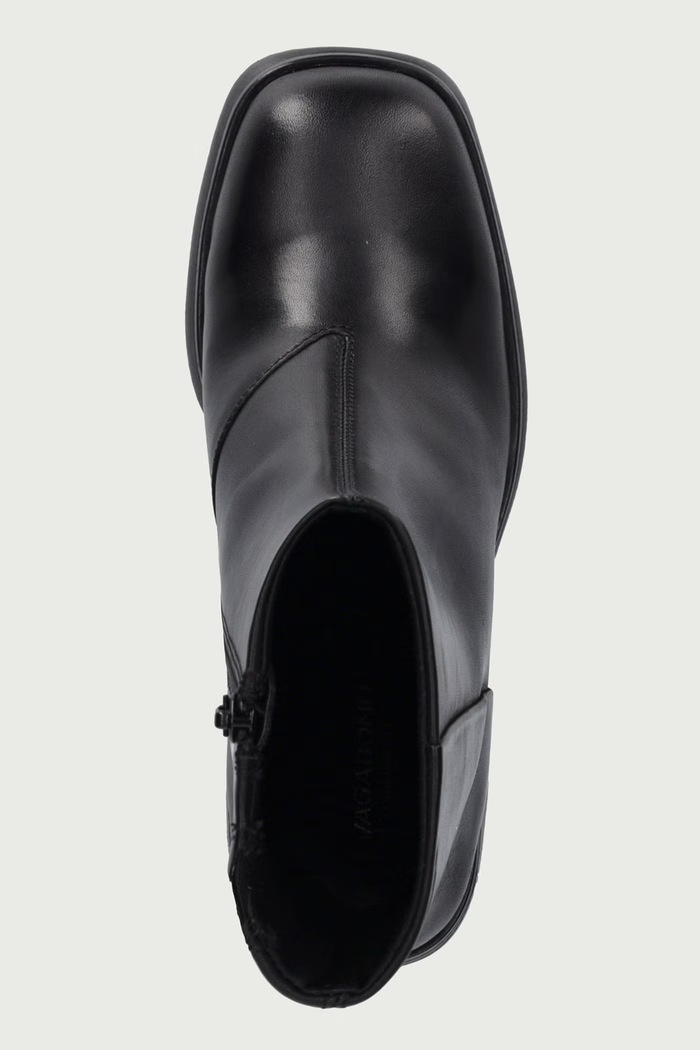 Μποτάκια block heel γυναικεία δερμάτινα Vagabond Shoemakers 5044.201.20 μαύρο