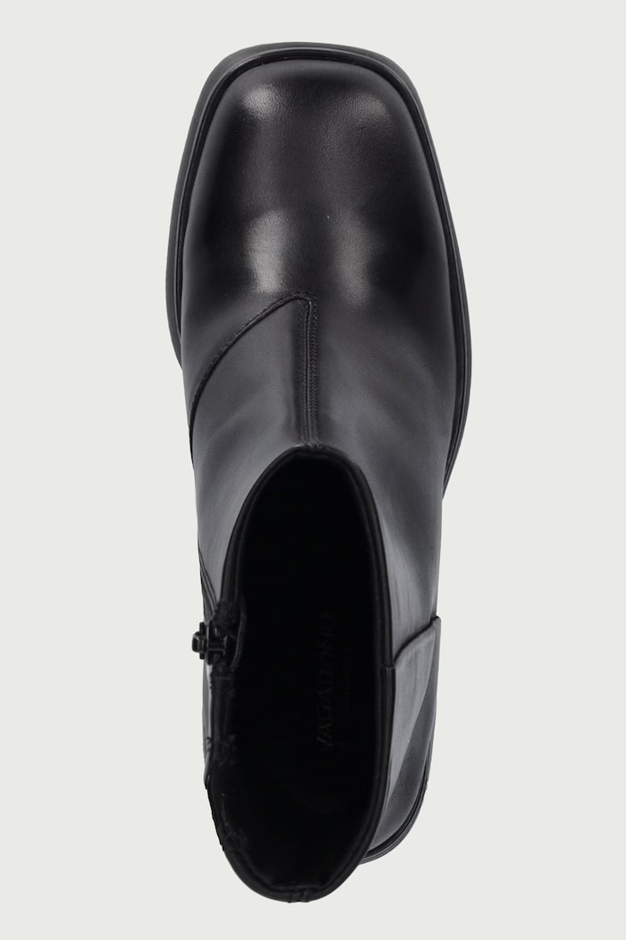 Μποτάκια block heel γυναικεία δερμάτινα Vagabond Shoemakers 5044.201.20 μαύρο