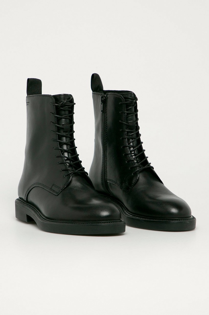 Vagabond Shoemakers - Kožené kotníkové boty Alex W 5048.101.20 černá AW20