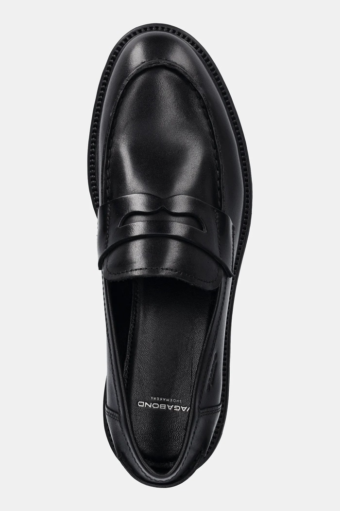 Kožené mokasíny Vagabond Shoemakers ALEX W černá 5048.301.20