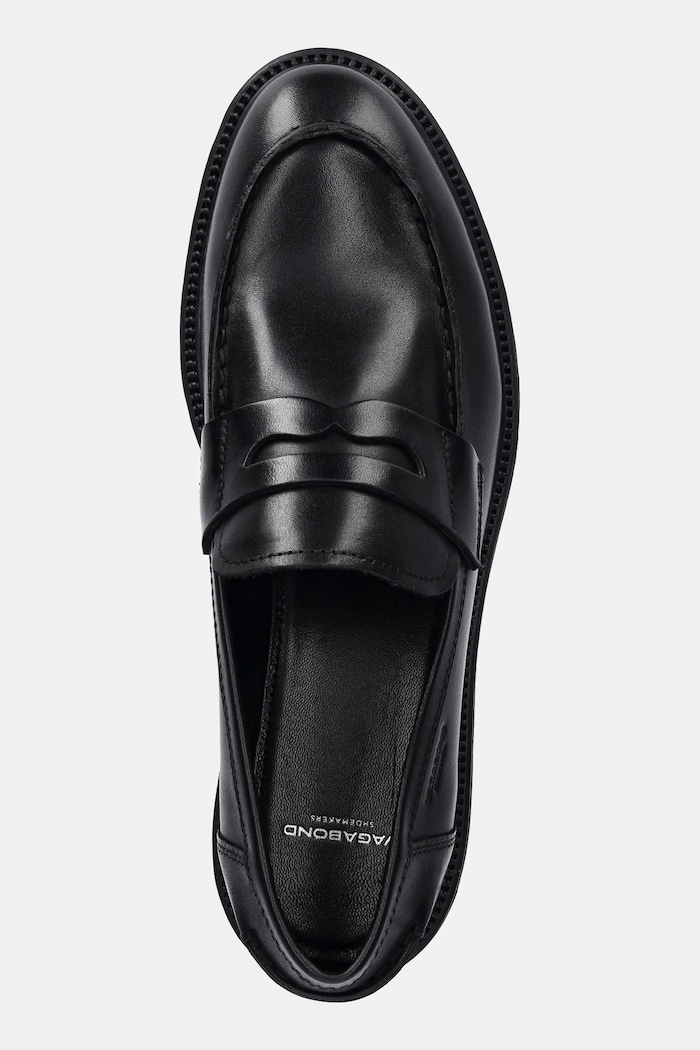 Kožené mokasíny Vagabond Shoemakers ALEX W černá 5048.301.20