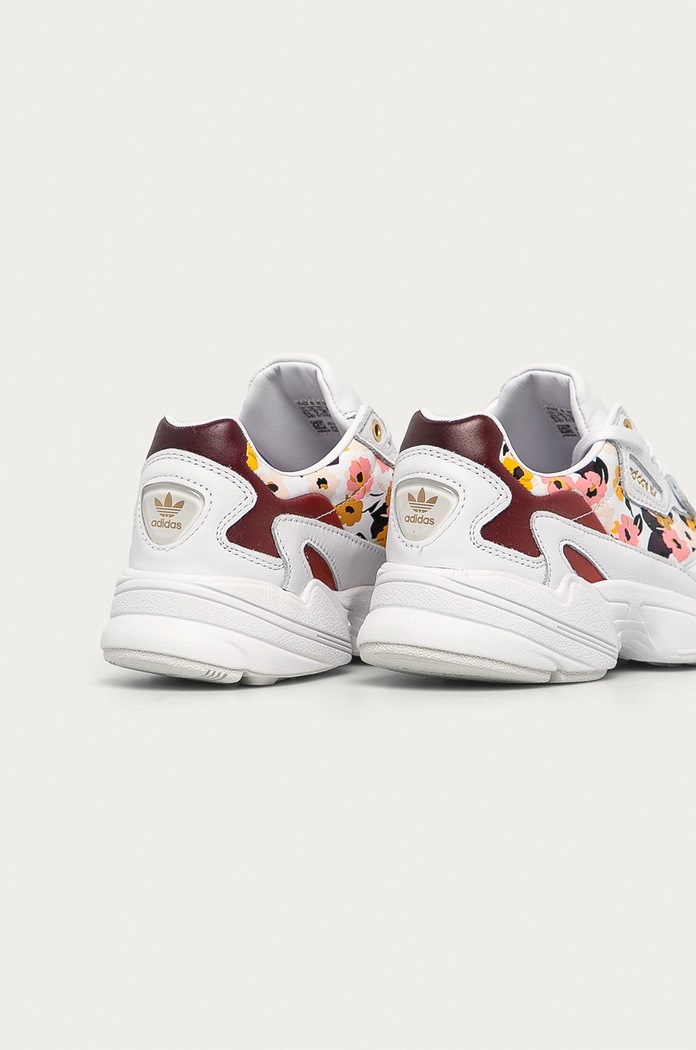 Boty adidas Originals - Kožené boty Falcon FW2520 FW2520 bílá