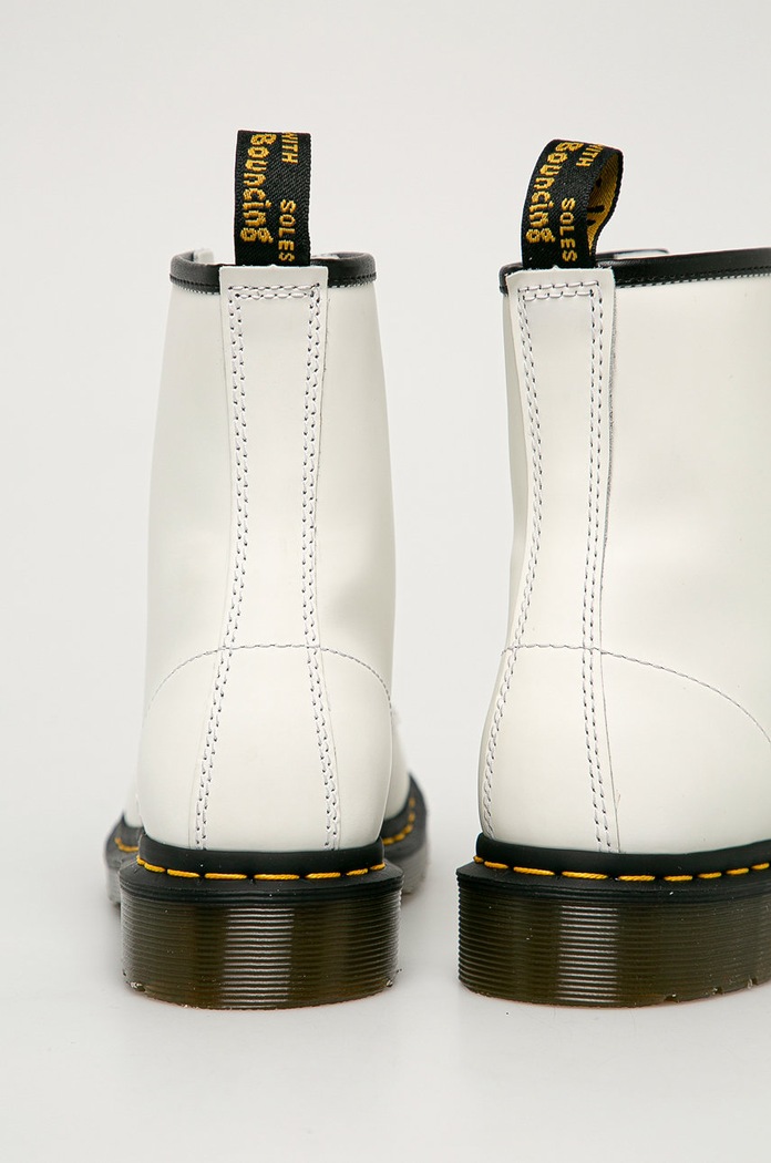 Παπούτσια Dr. Martens - Δερμάτινες μπότες 1460 W 11821100.1460.W λευκό