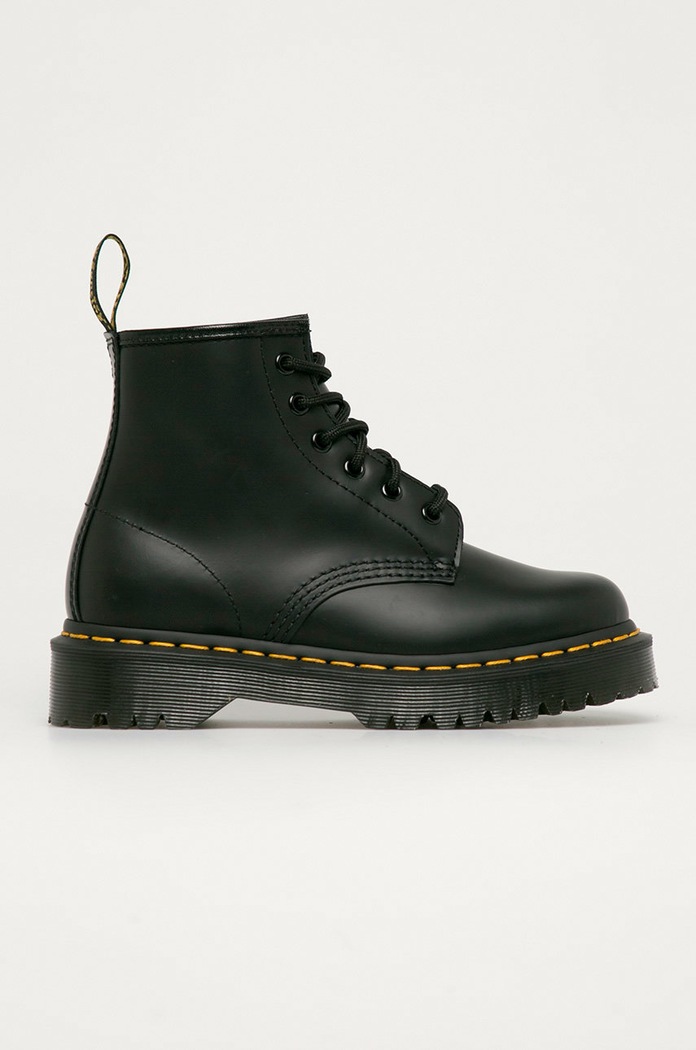 Δερμάτινα workers Dr. Martens 101 φλατ μαύρο DM26203001