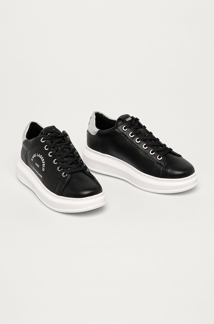 Karl Lagerfeld - Kožená obuv KAPRI KL62538.00S čierna AW20