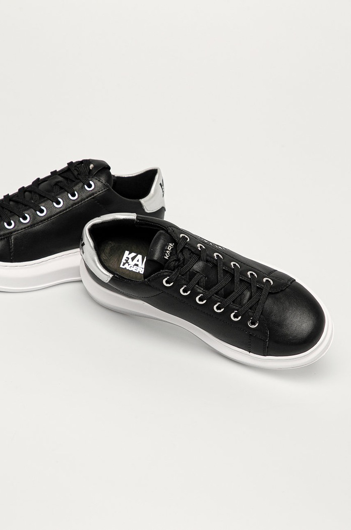 Karl Lagerfeld - Kožená obuv KAPRI KL62538.00S čierna