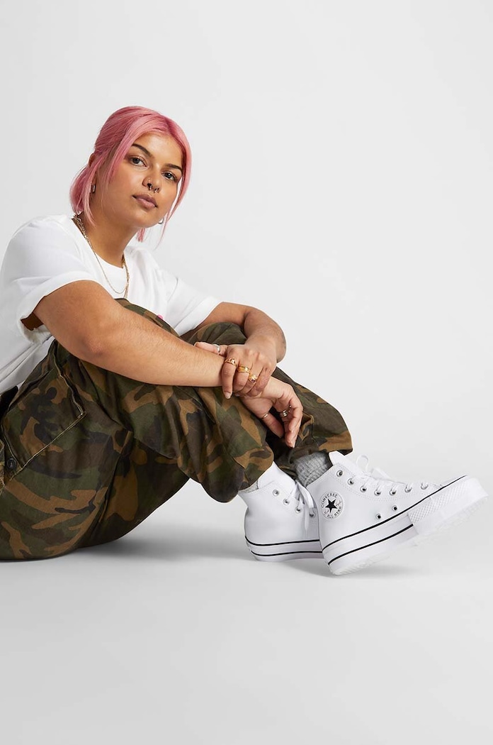 Δερμάτινα ελαφριά παπούτσια Converse Chuck Taylor All Star Lift 561676C