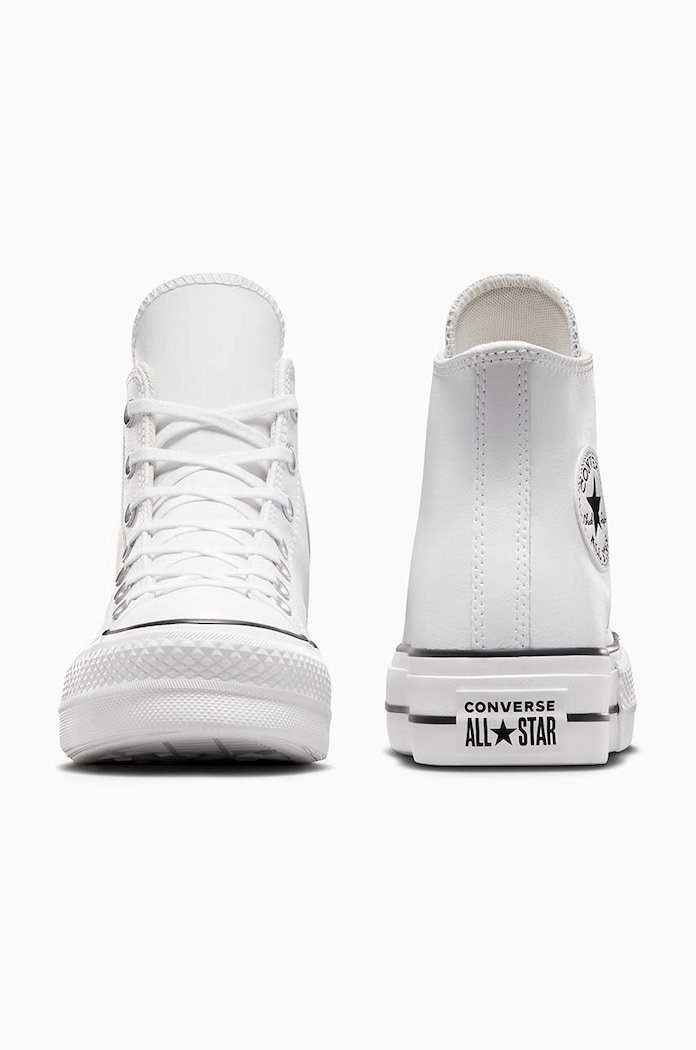 Παπούτσια Δερμάτινα ελαφριά παπούτσια Converse Chuck Taylor All Star Lift 561676C λευκό