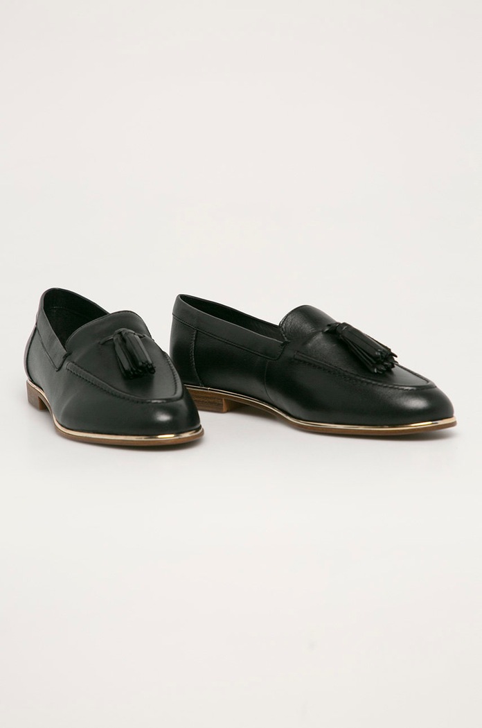 Aldo - Kožené mokasíny Kedeliria 12651877.KEDELIRIA černá AW20