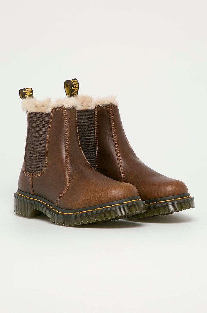 Dr. Martens Sztyblety skórzane 2976 Leonore 23898243 brązowy AW20