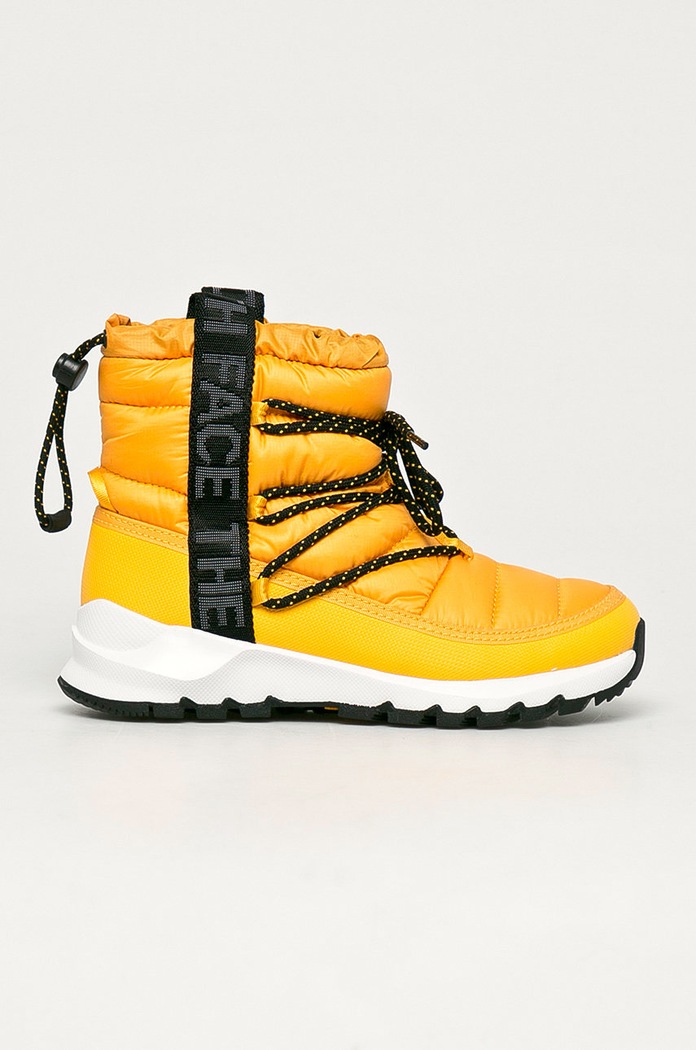 The North Face - Śniegowce Thermoball Lace Up syntetyczny żółty NF0A4AZGZU31