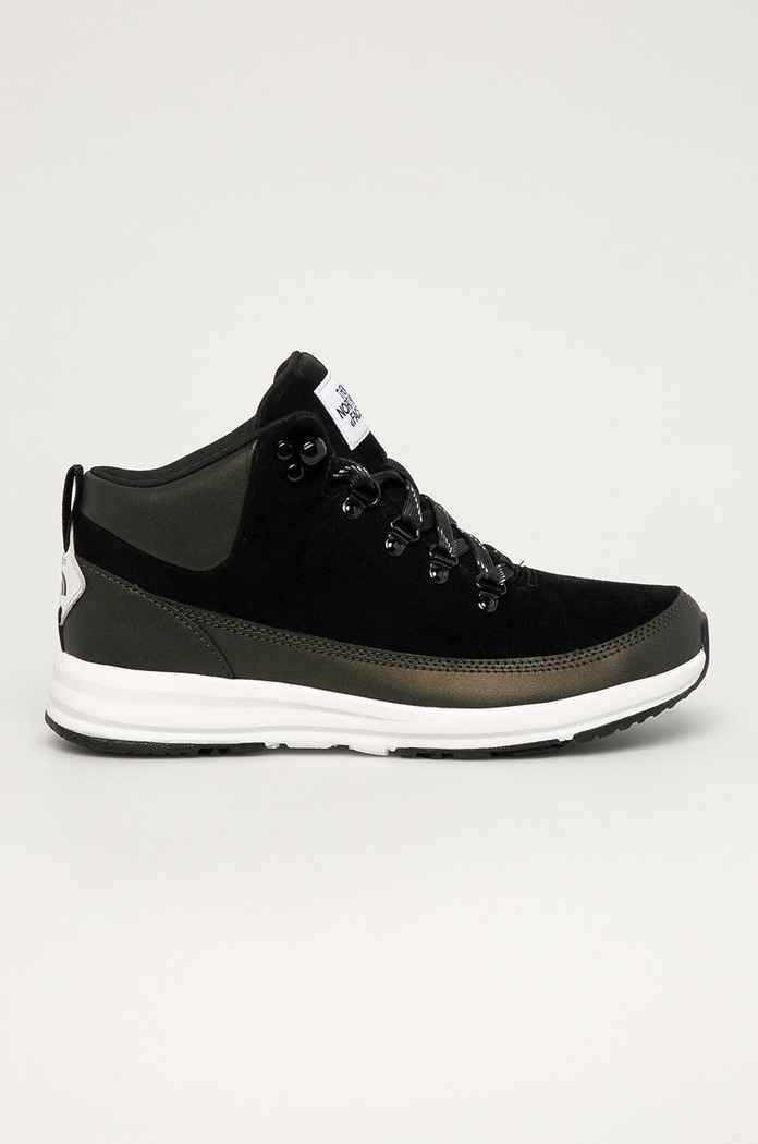 The North Face - Buty Back to Berkly Redux Remt skóra zamszowa czarny NF0A46AVKY41