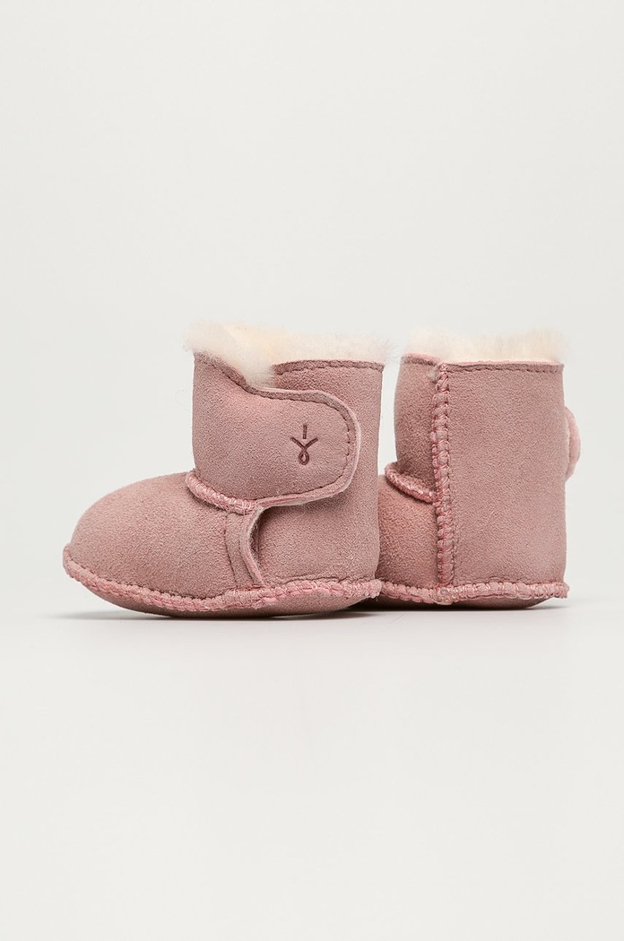 Dievča Emu Australia - Detské topánky Baby Bootie B10310.BAB.PNK ružová