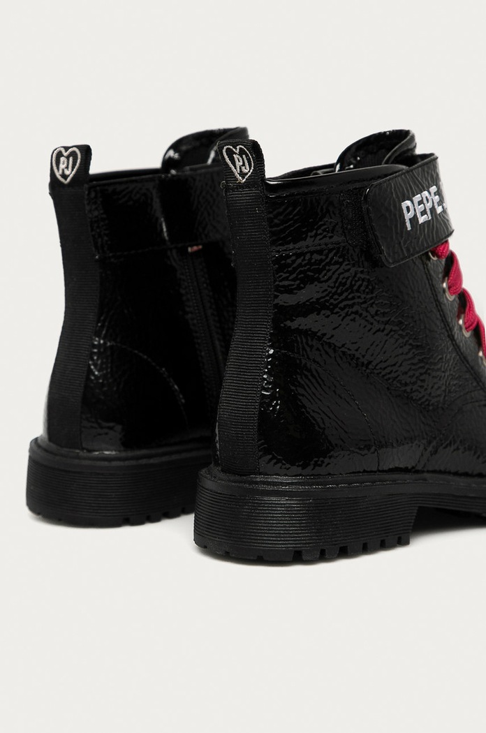 Fete Pepe Jeans - Bocanci copii Hatton Velcro PGS50161 negru