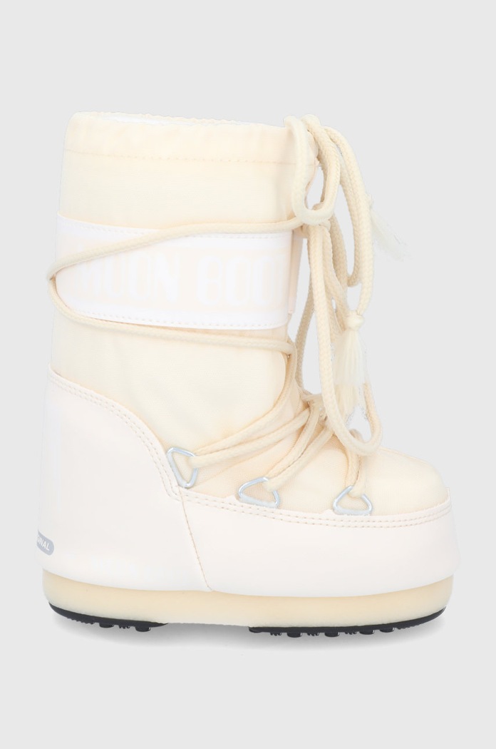 Moon Boot - Gyerek hótaposó Classic Nylon textil bézs 140044.M.B.NYLON.23.34