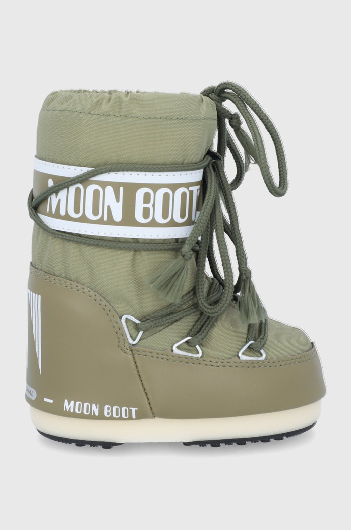 Moon Boot - Detské snehule Classic Nylon textilný zelená 140044.M.B.NYLON.23.34
