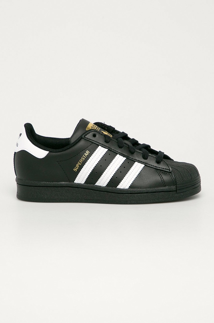 adidas Originals leather shoes Superstar grain leather black EF5398