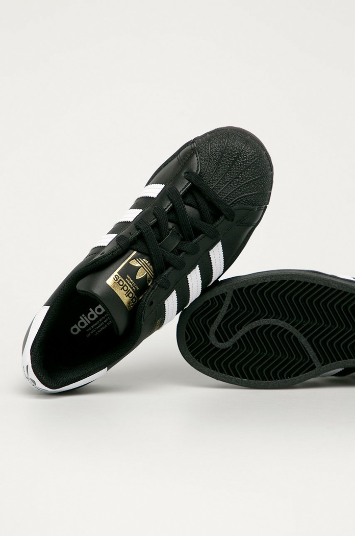 adidas Originals leather shoes Superstar EF5398 black