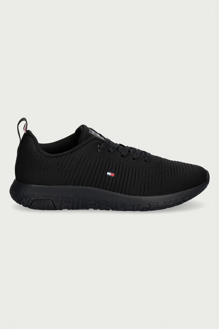 Tommy Hilfiger CORPORATE KNIT RIB RUNNER маратонки мъжки FM0FM02838BDS черен SS24
