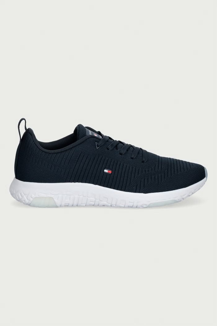 Tommy Hilfiger Buty CORPORATE KNIT RIB RUNNER FM0FM02838DW5 granatowy AW20