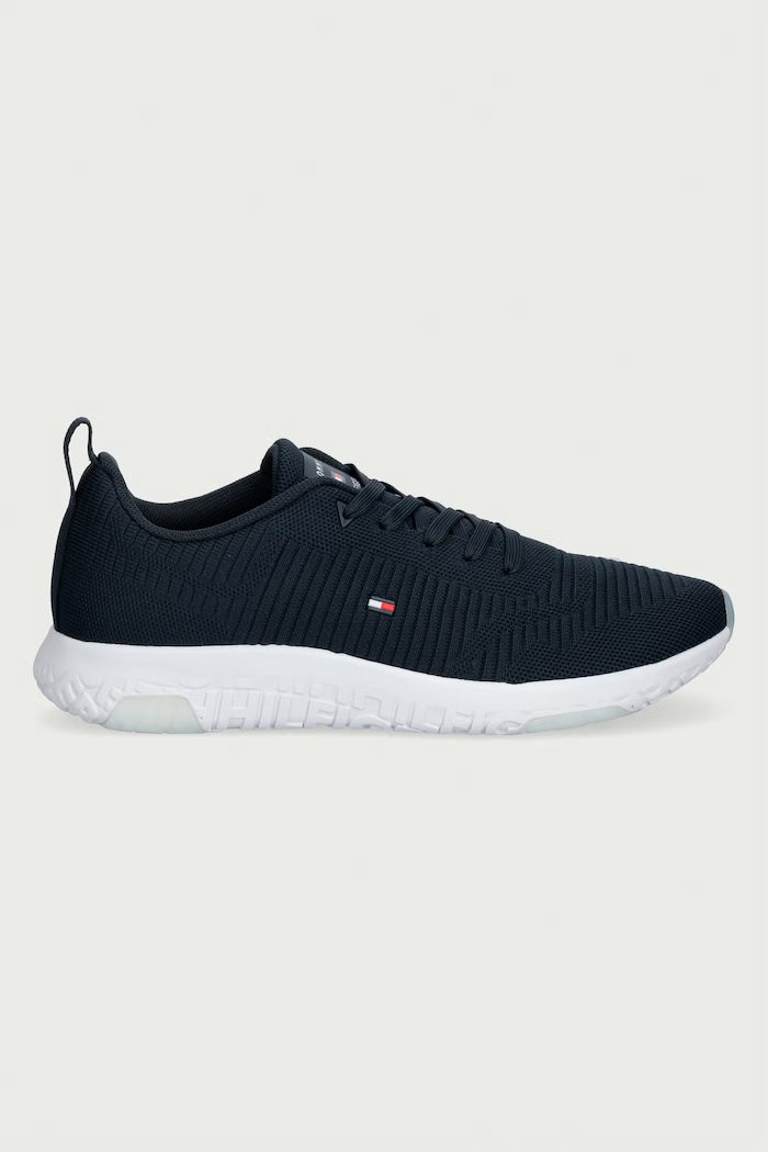 Tommy Hilfiger Buty CORPORATE KNIT RIB RUNNER FM0FM02838DW5 granatowy AW20
