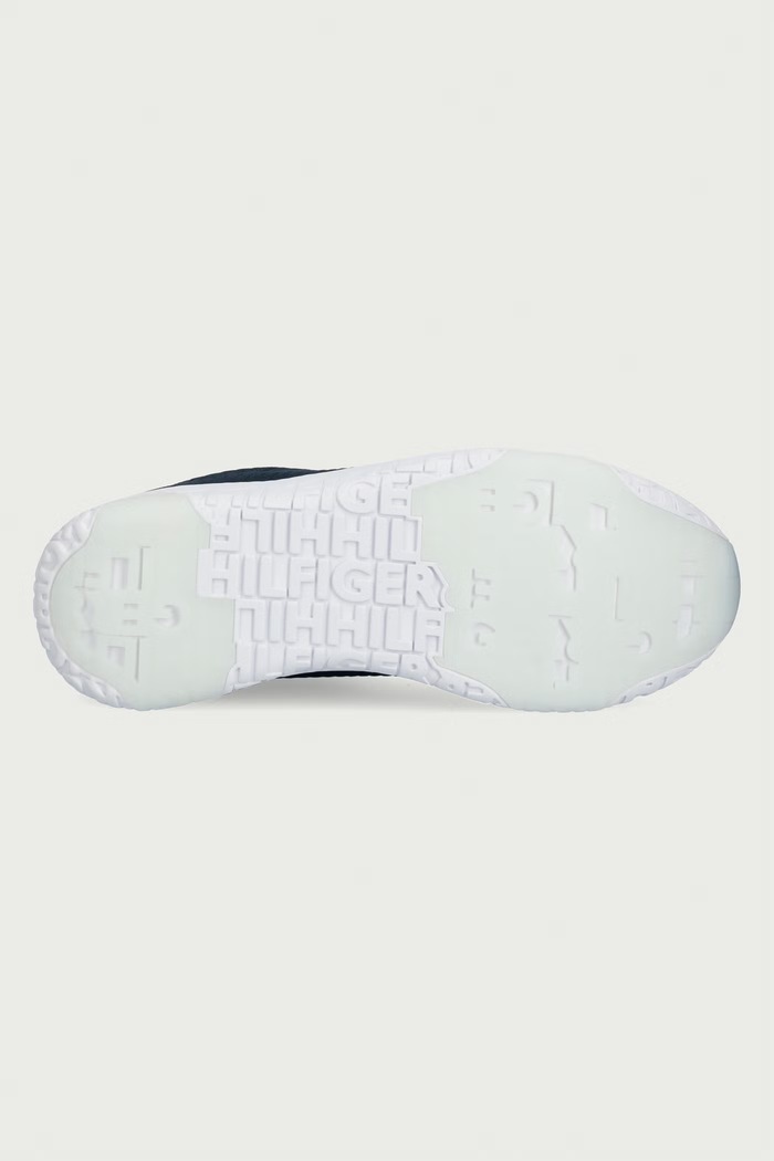 Buty CORPORATE KNIT RIB RUNNER Tommy Hilfiger granatowy FM0FM02838DW5