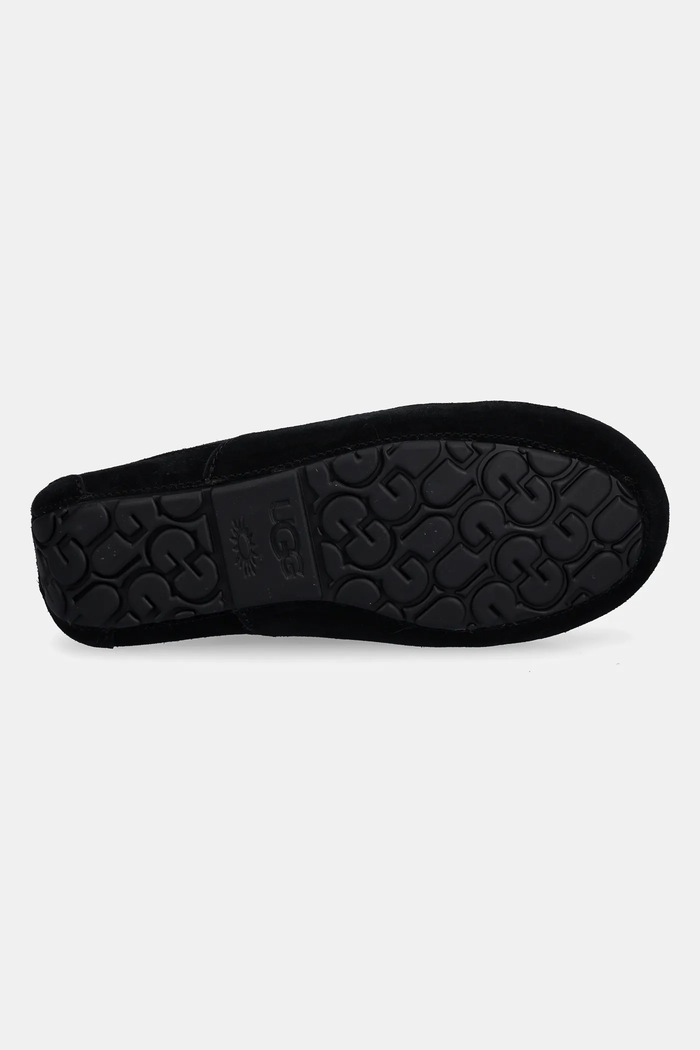 UGG - Papuci din piele intoarsa Ascot 1101110.BLK negru