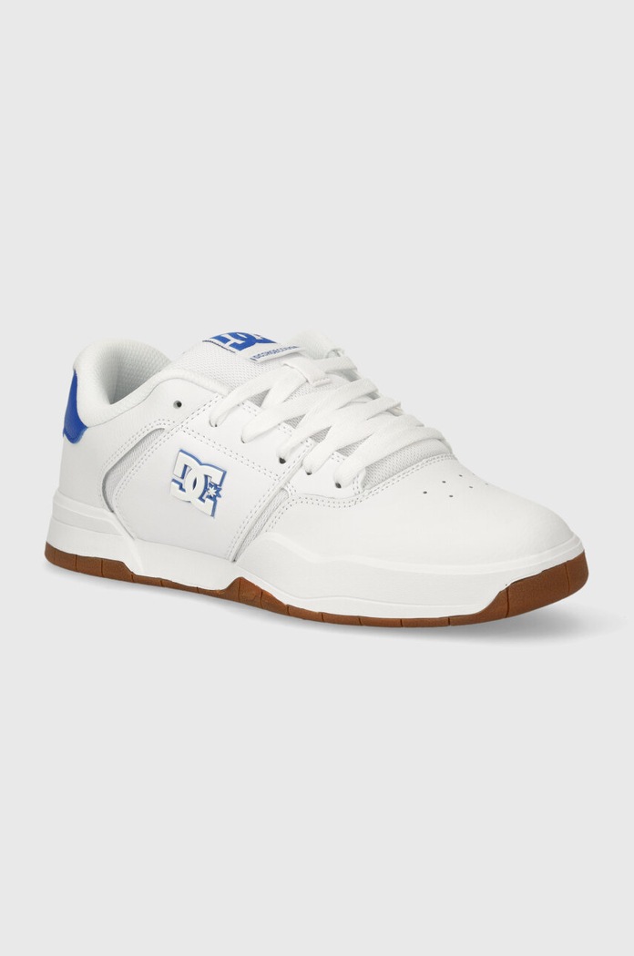 DC sneakers piele întoarsă alb ADYS100551