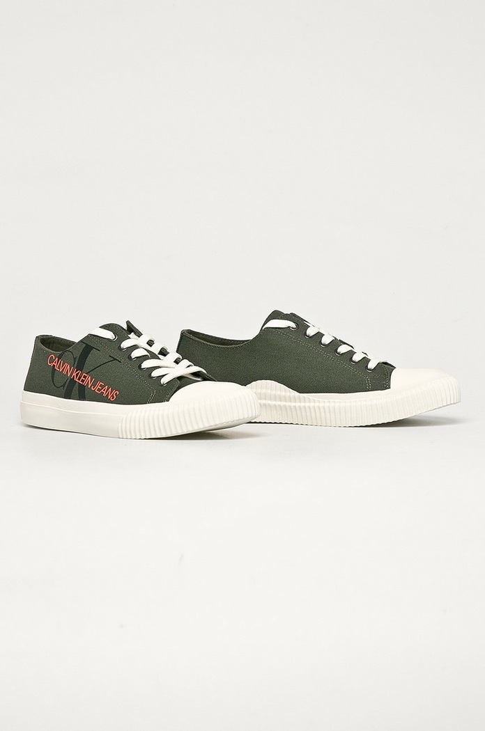 Calvin Klein Jeans - Tenisówki S0702.301 S0702.301 zielony AW20