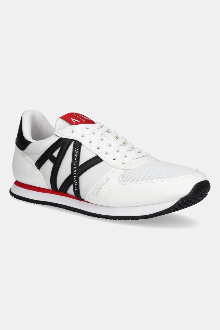 Armani Exchange - Cipő textil fehér XUX017.XCC68