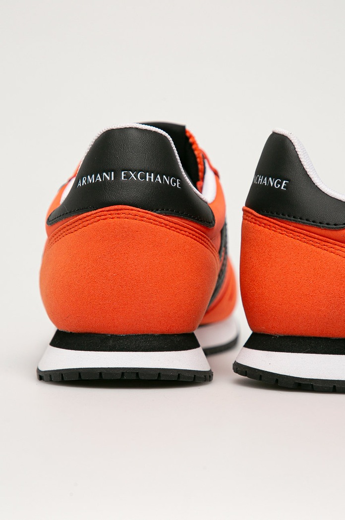 Obuv Armani Exchange Topánky XUX017.XCC68 oranžová