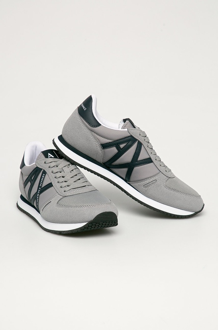 Armani Exchange - Boty XUX017.XCC68 šedá AA00