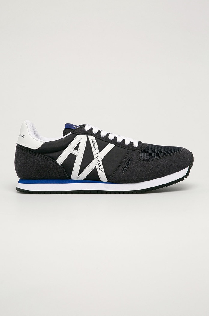 Armani Exchange – Buty imitacja skóry licowej czarny XUX017.XCC68