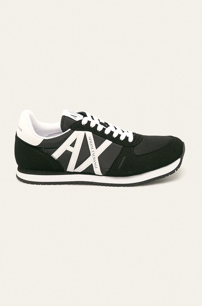 Armani Exchange – Buty imitacja skóry licowej czarny XUX017.XCC68