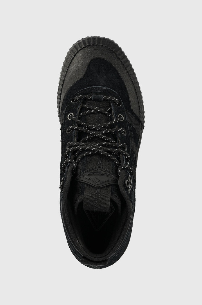 Semišové sneakers boty adidas Originals černá FV5130