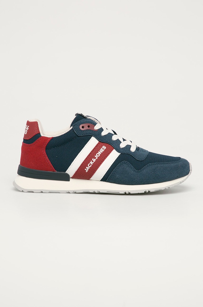 Jack & Jones - Boty imitace semiše námořnická modř 12169463