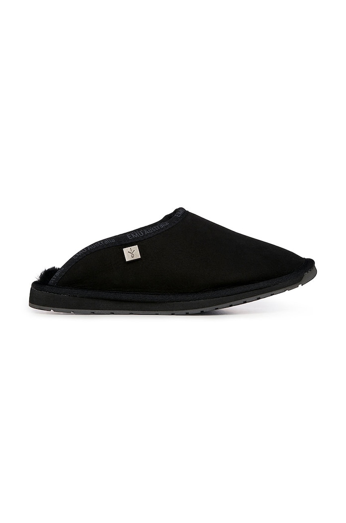 Emu Australia - Papuci din piele intoarsa Platinum Esperence negru MP10528.BLK