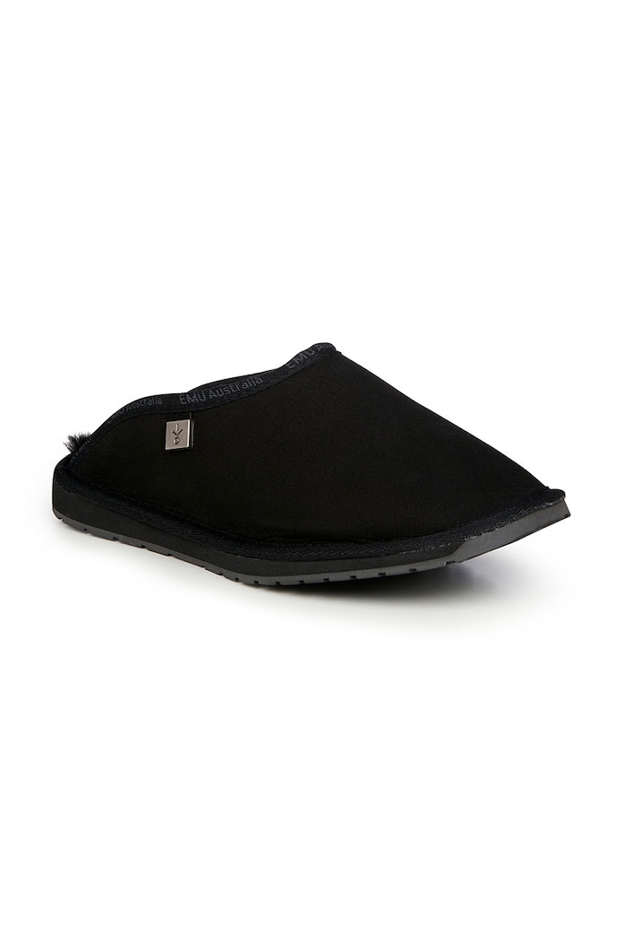 Emu Australia - Papuci din piele intoarsa Platinum Esperence MP10528.BLK negru AW22
